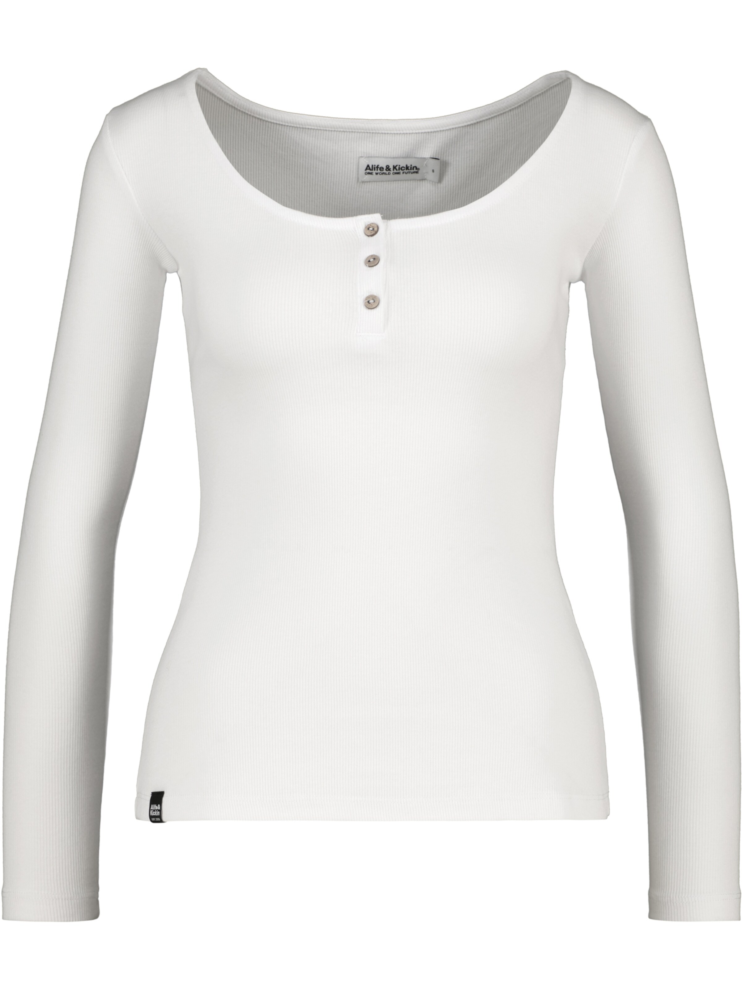 alife & kickin Tričko 'MaritAK A' - Biela: predná strana