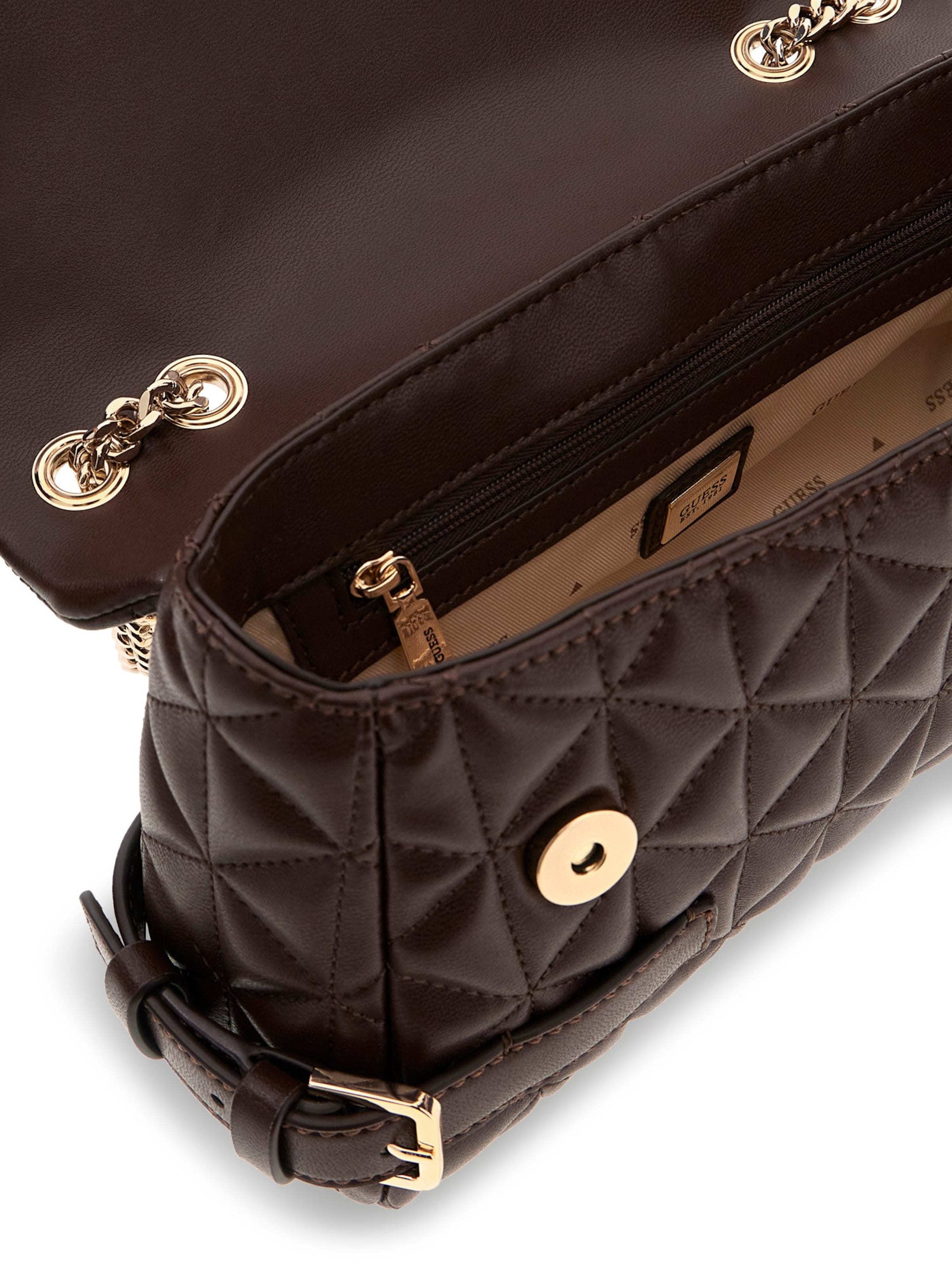 GUESS Crossbody bag 'PAISLEIGH' in Brown