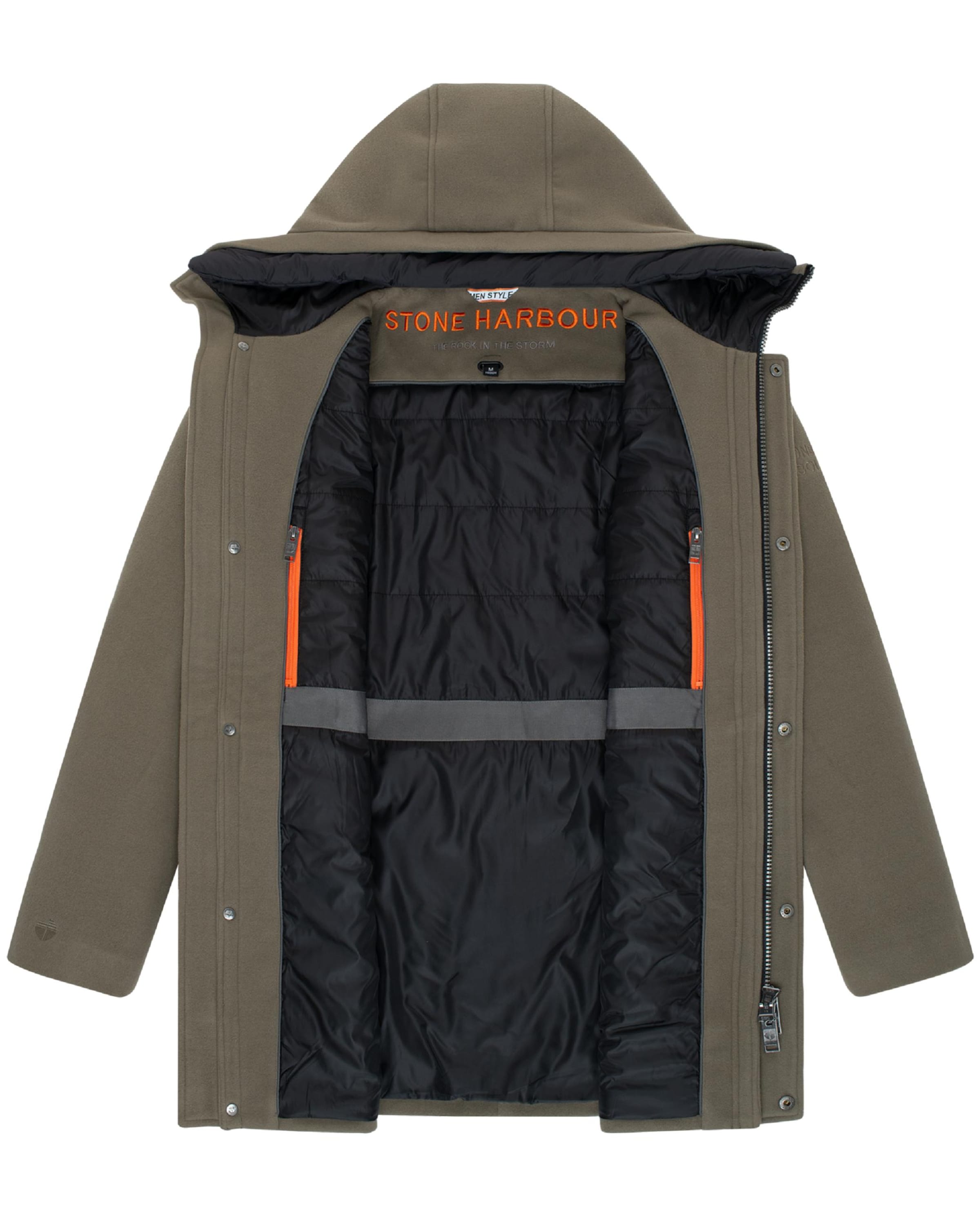 Cappotto invernale 'Fenroos' di STONE HARBOUR in marrone