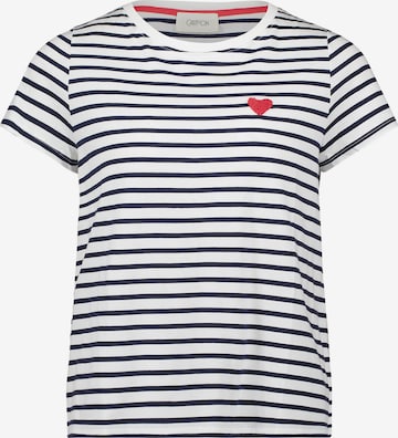 T-shirt Cartoon en bleu : devant