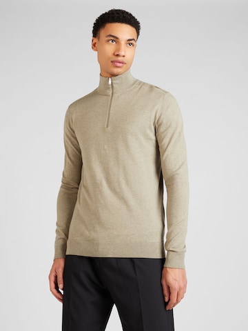 SELECTED HOMME Regular fit Sweater 'Berg' in Green: front