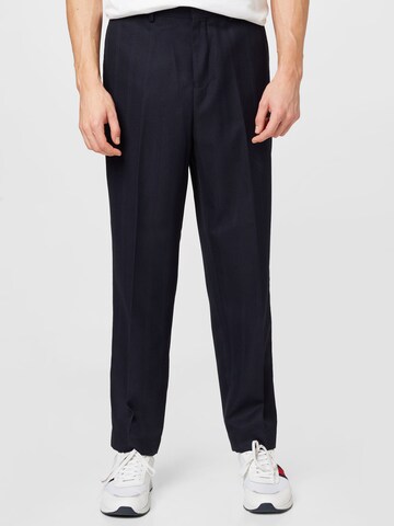 Regular Pantalon à plis BURTON MENSWEAR LONDON en bleu : devant