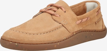 Chaussure à lacets Hispanitas en marron : devant