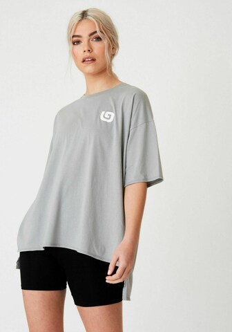 THAT GORILLA BRAND Shirt 'BWINDI OVERSIZED ‘G’ T' in Grey: front
