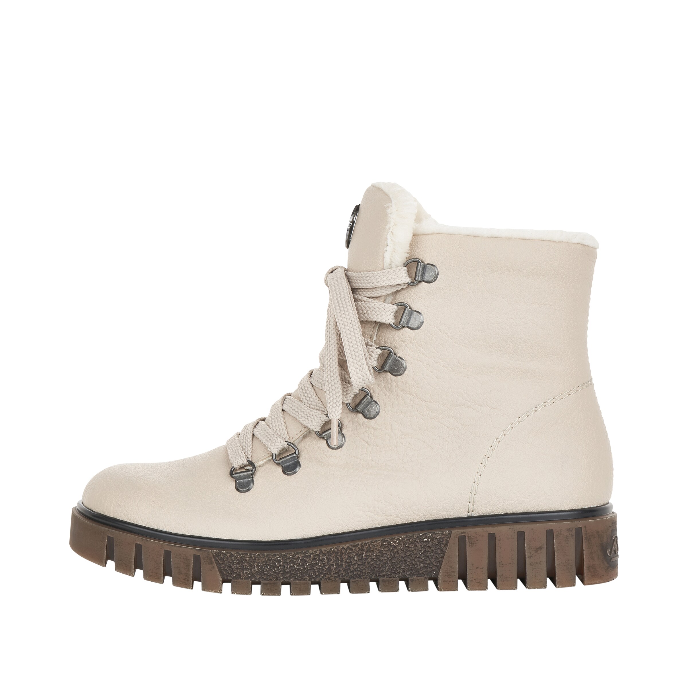Rieker Schnürstiefel in Beige