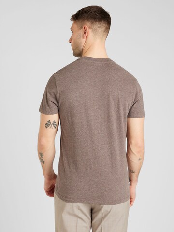 Superdry T-shirt i brun