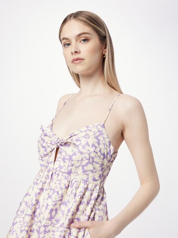 Robe 'NADEGE' FRNCH PARIS en violet