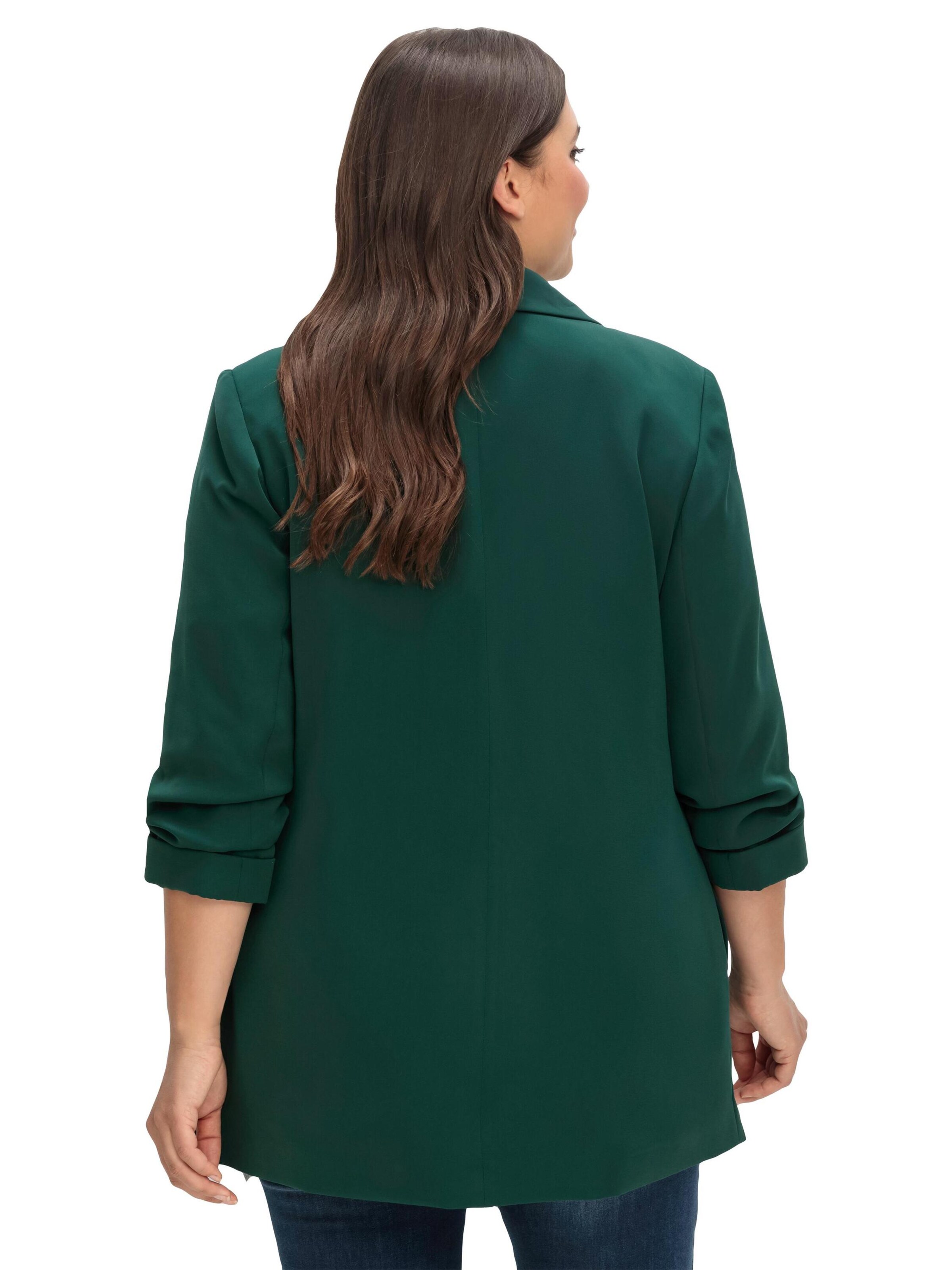 SHEEGO Marynarka w kolorze zielony