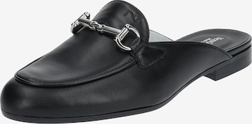 Nero Giardini Mules in Black: front