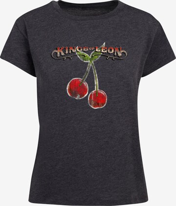 Merchcode T-Shirt 'Kings Of Leon - Cherries' in Grau: predná strana
