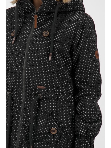 alife & kickin Winterparka 'CHARLOTTE AK' in Zwart