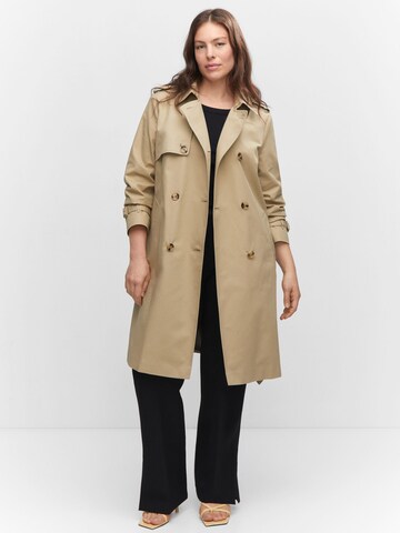 MANGO Between-Seasons Coat 'Polana' in Brown