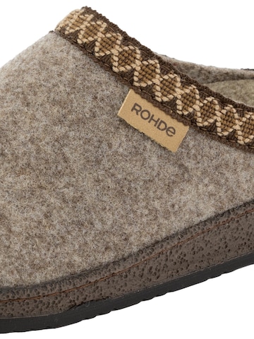 ROHDE Clogs 'Novara-D'‌‌‌‌‌‌‌‌‌‌ in Beige