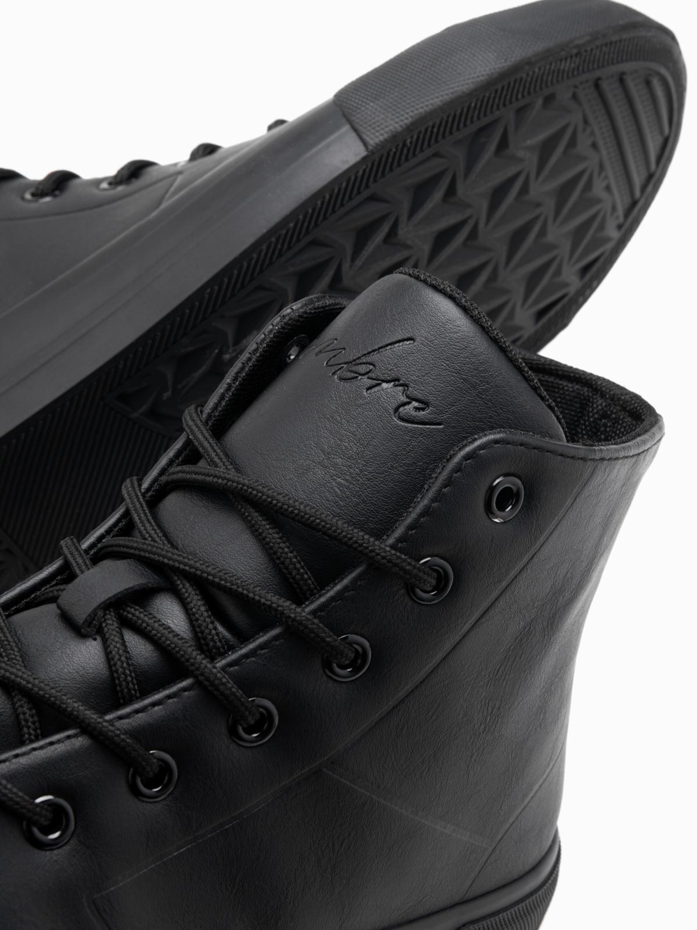 Ombre High-top trainers in Black