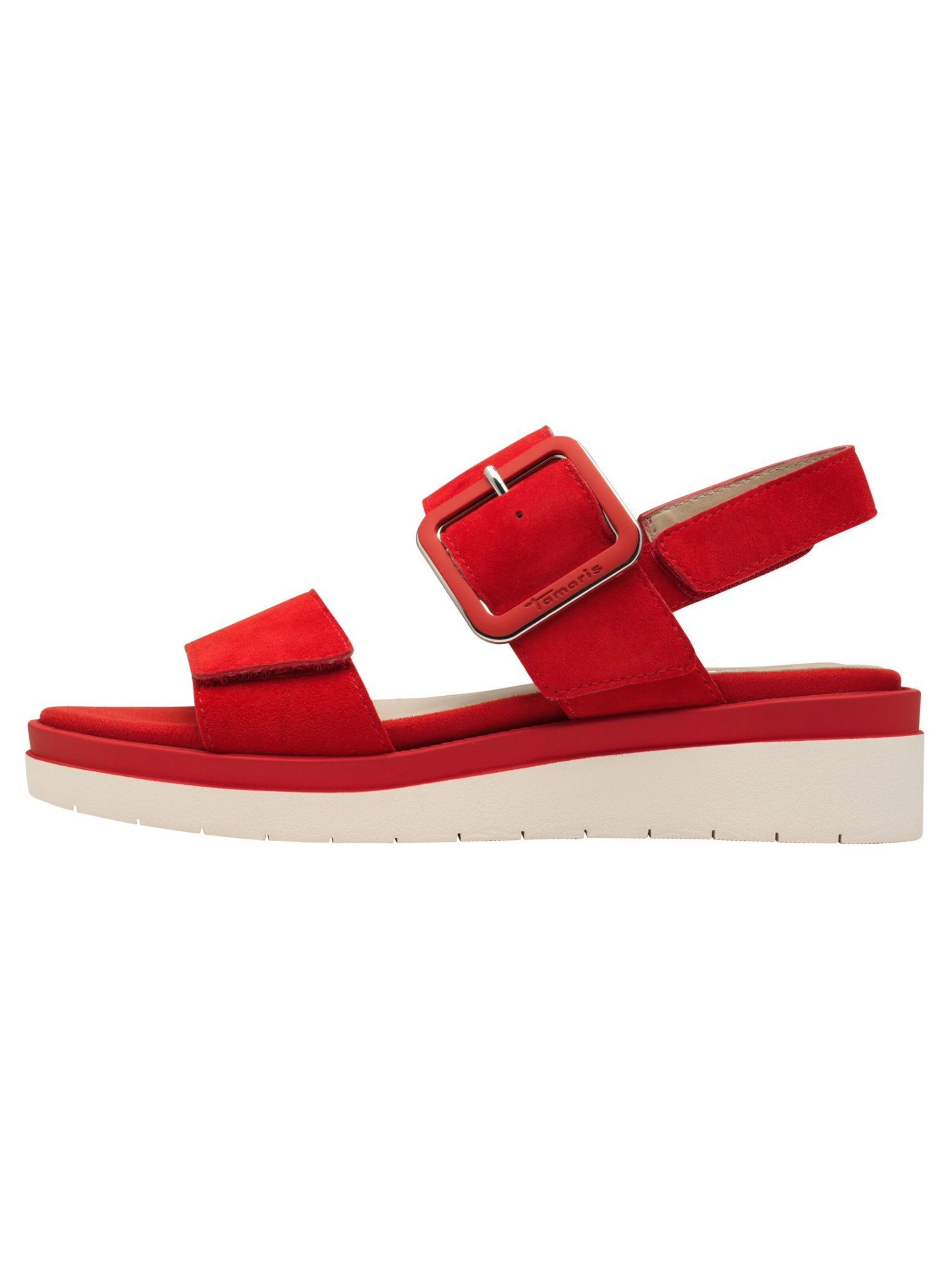 Sandales Tamaris en rouge