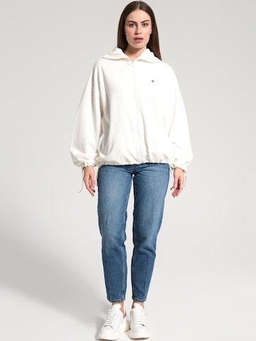NOWIHT Sweatjacke 'Sabine'‌ in Weiß