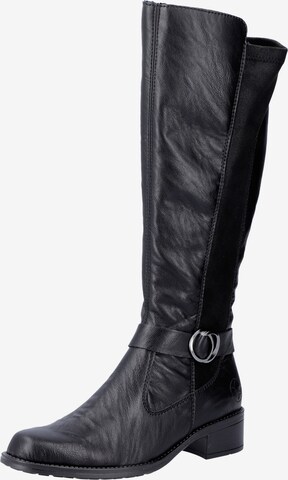 Bottes Rieker en noir : devant