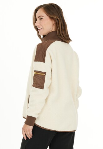 Athlecia Fleece Jacket 'Minniem' in Beige