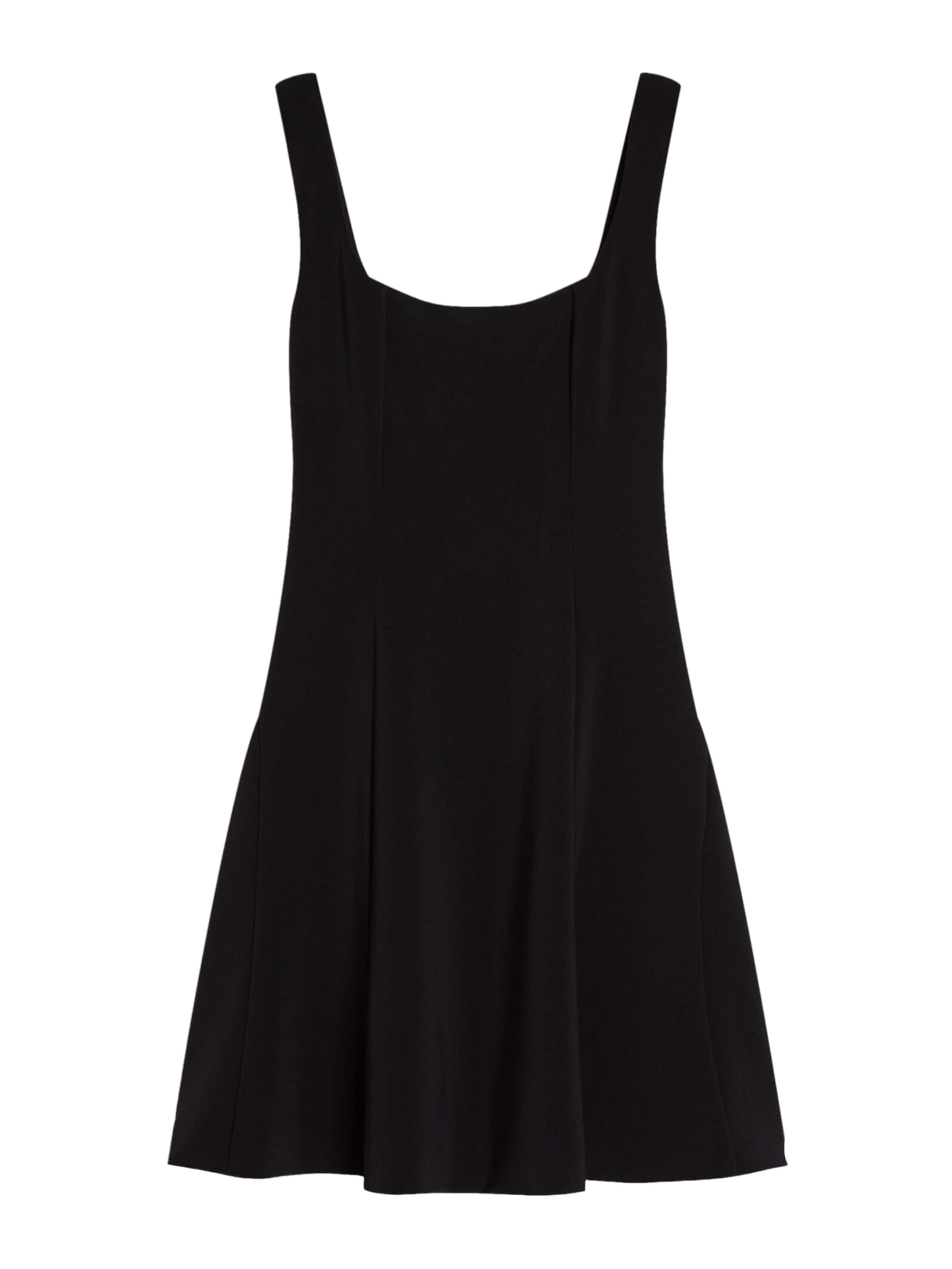 Bershka Robe en noir, Vue avec produit