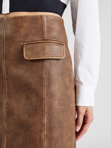 HUGO Skirt 'Lusina' in Brown