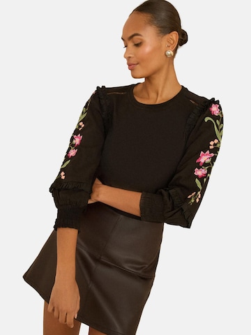 melns love & roses Blūze: no priekšpuses