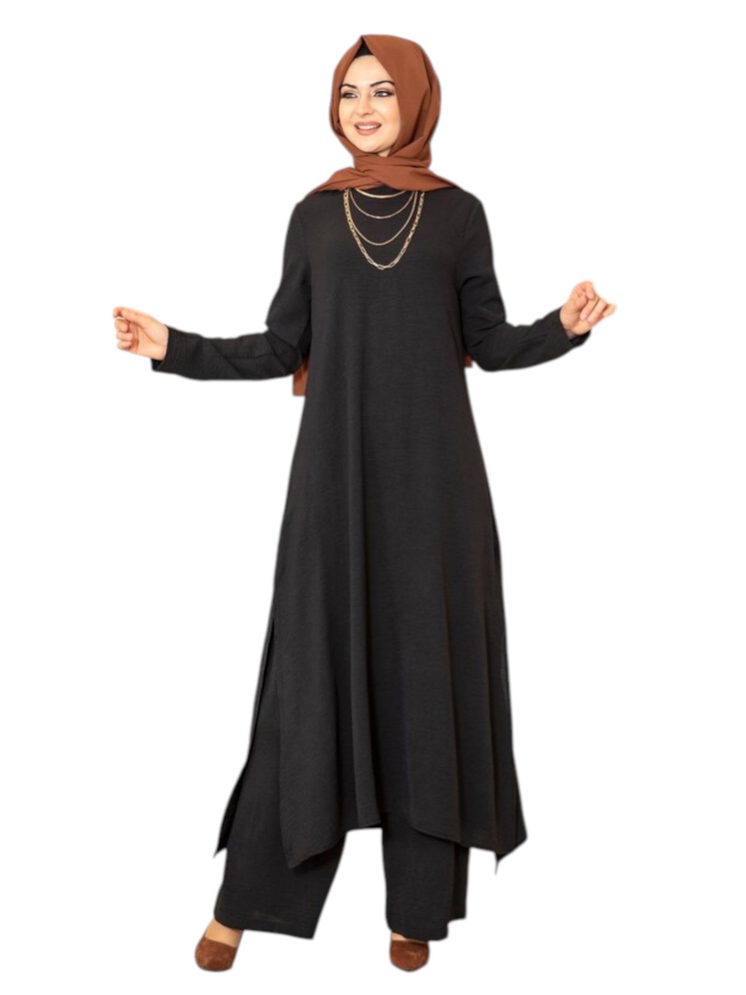 fashionshowcase Buksedragt 'Modest ECE-Set' i sort