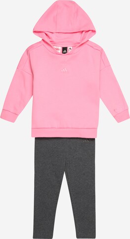 ADIDAS SPORTSWEAR - Chándal 'Fleece' en rosa: frente