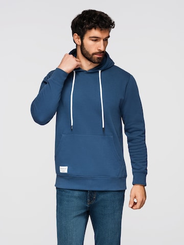 Sweat-shirt Ombre en bleu