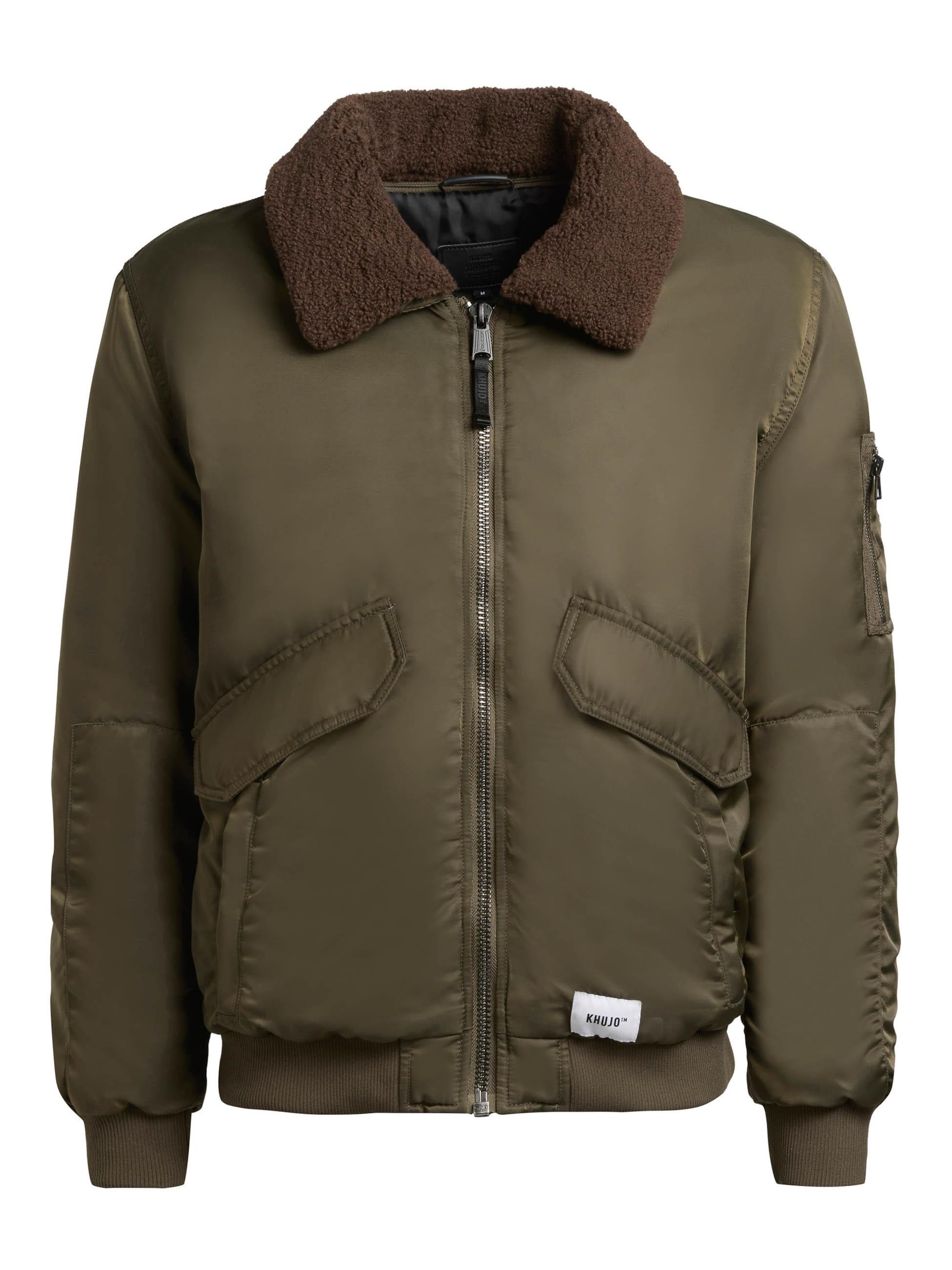 Giacca invernale 'Ground ' di khujo in verde: frontale