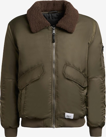 khujo Jacke 'Ground ' in Grün: Vorderseite