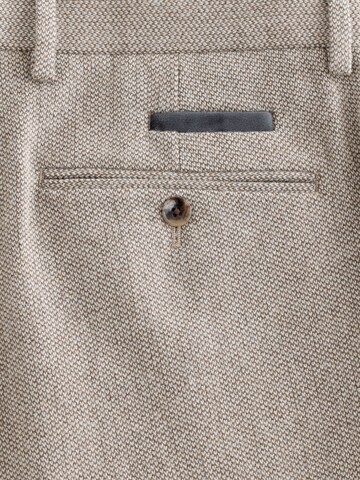 Next Slim fit Trousers with creases in Beige