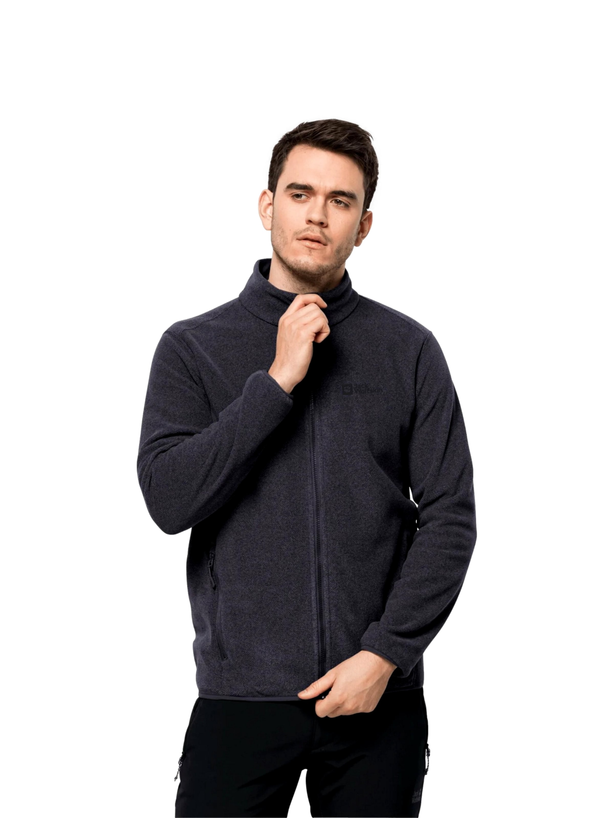 Veste mi-saison JACK WOLFSKIN en gris : devant