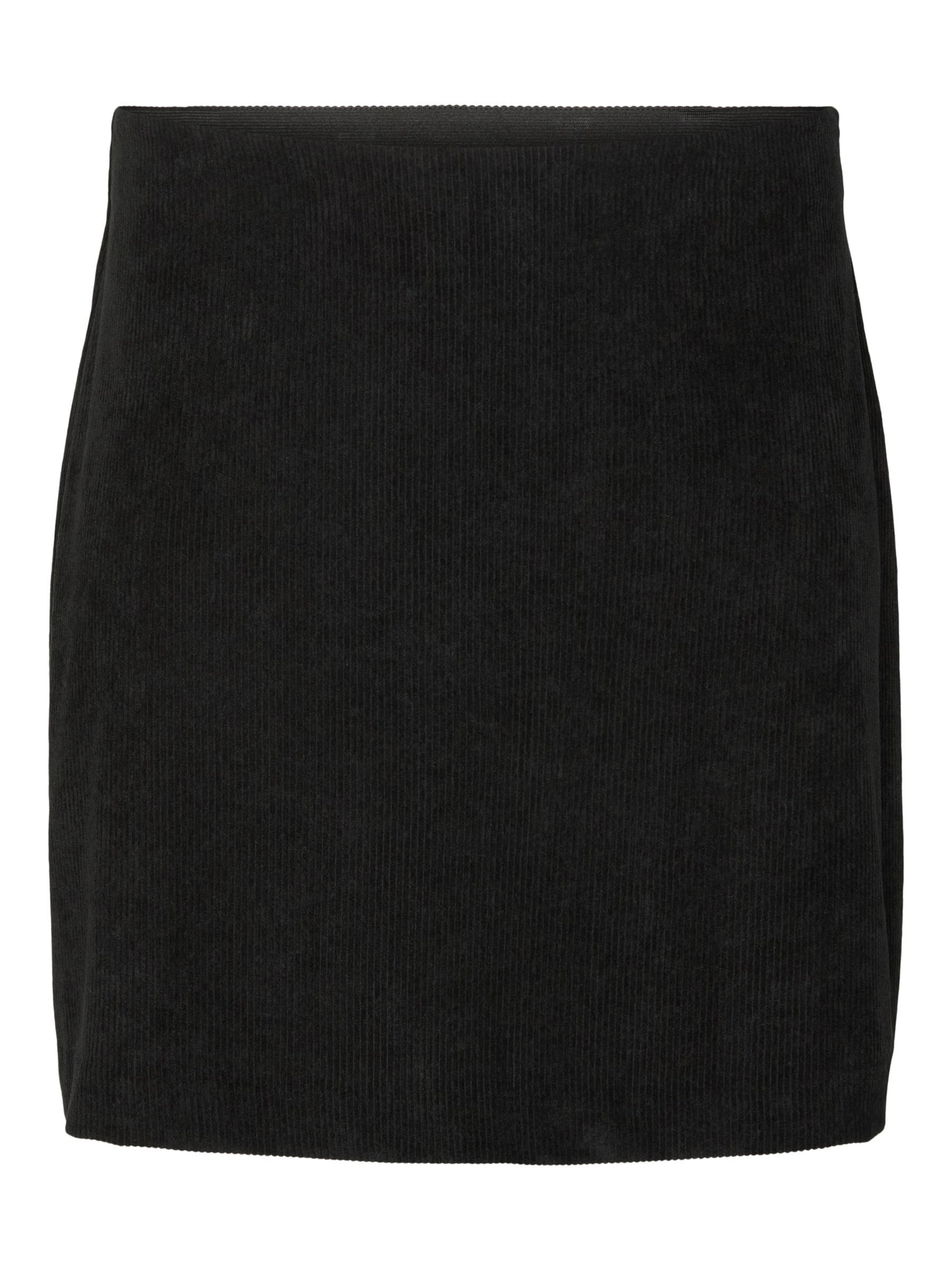 Vero Moda Curve Rok 'VMCAIYA' in Zwart: voorkant