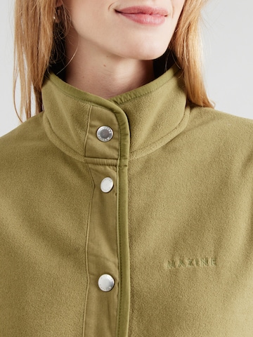 Veste en polaire mazine en vert