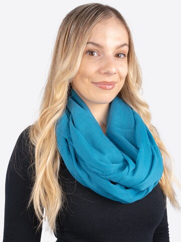 Écharpe tube 'Carina' Seasons of April en bleu