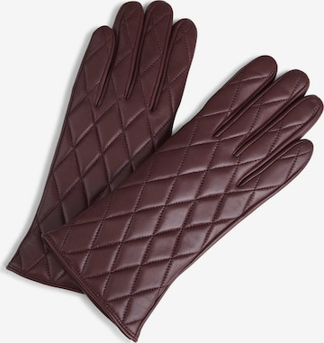 MARKBERG Full Finger Gloves 'NeaMBG' in Red: front