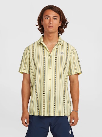 Regular fit Camicia 'O'riginals Jacquard' di O'NEILL in giallo: frontale