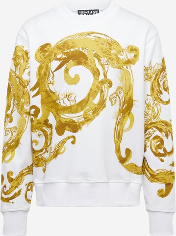 Versace Jeans Couture Sweatshirt '76UP302' i vit: framsida