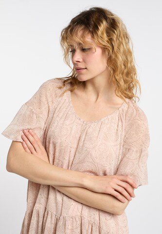 DreiMaster Vintage Jurk in Roze