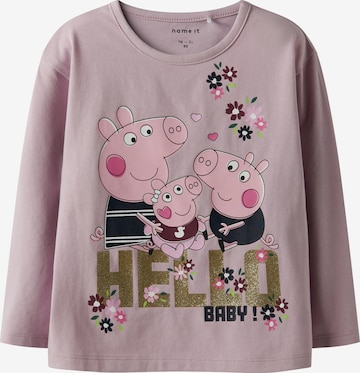 Maglietta 'NMFORA PEPPA' di NAME IT in lilla: frontale