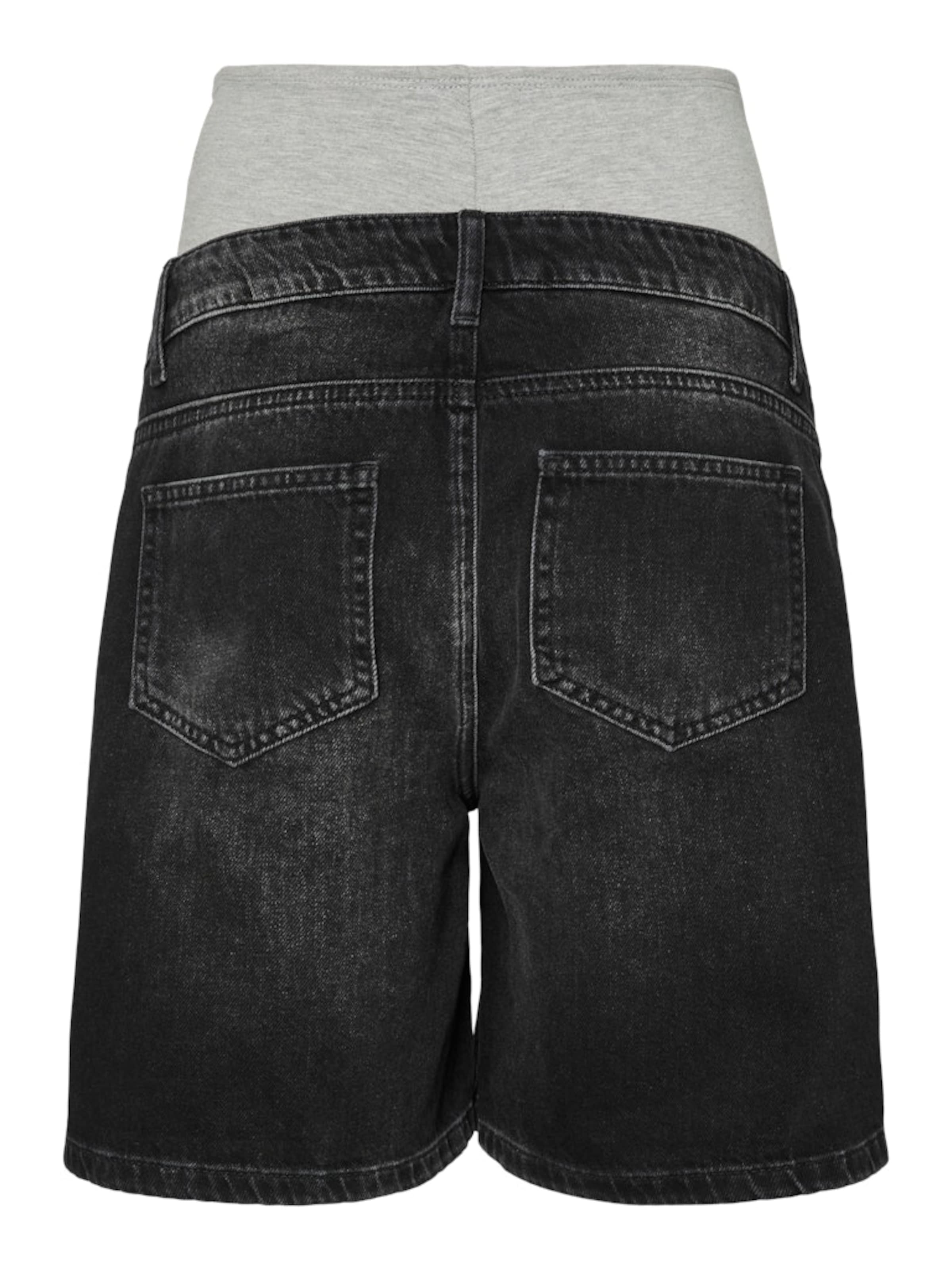 MAMALICIOUS Loosefit Farkut 'MLKYOTO' värissä musta