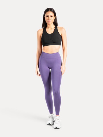 Smilodox Skinny Leggings 'Slayton Scrunch' in Lila