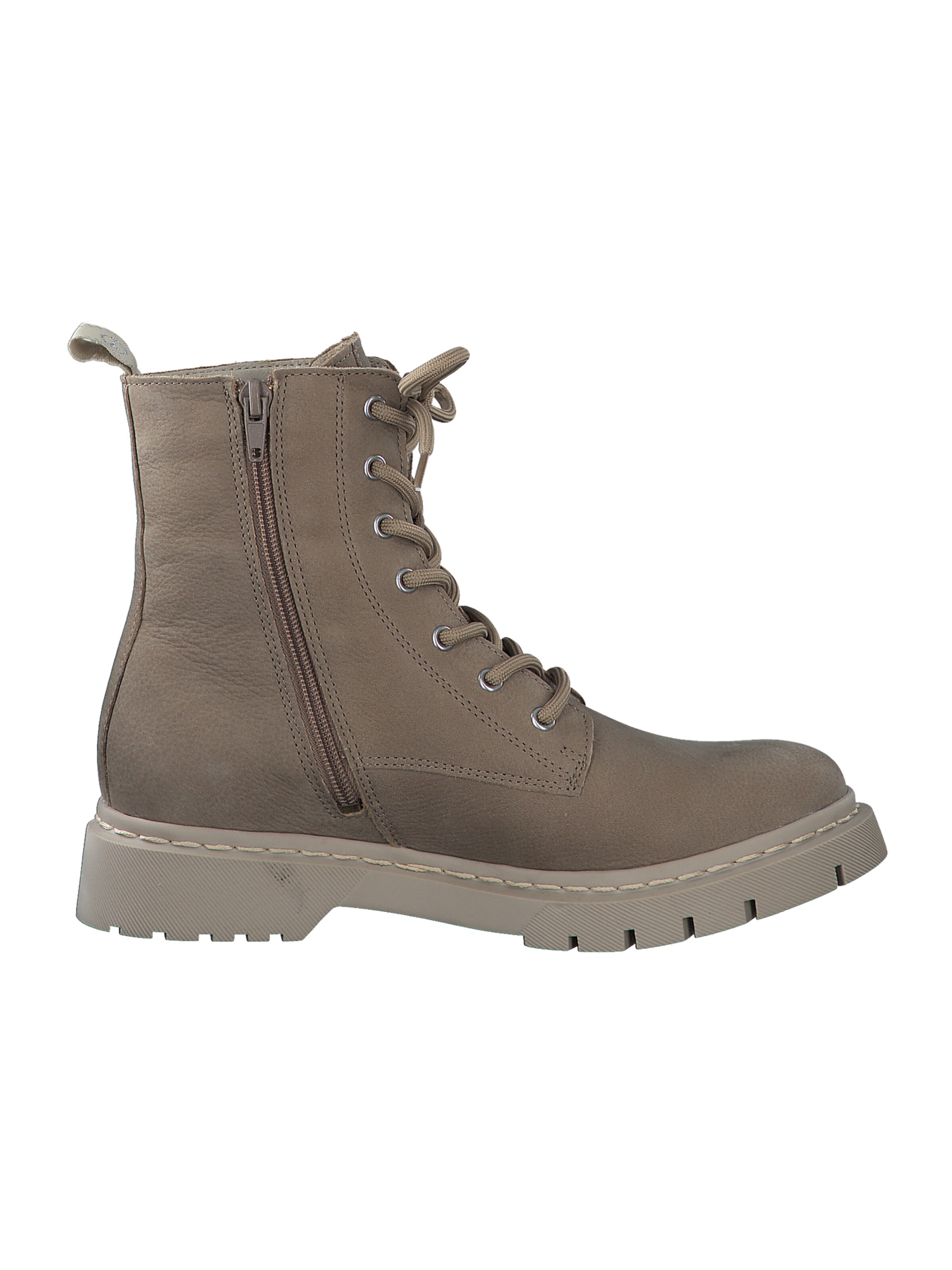 Tamaris Μποτάκι με κορδόνια σε καφέ