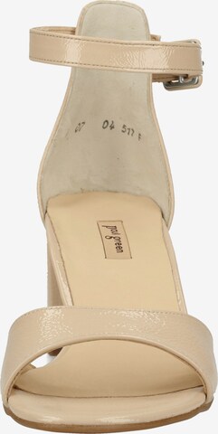 Paul Green Strap Sandals in Beige