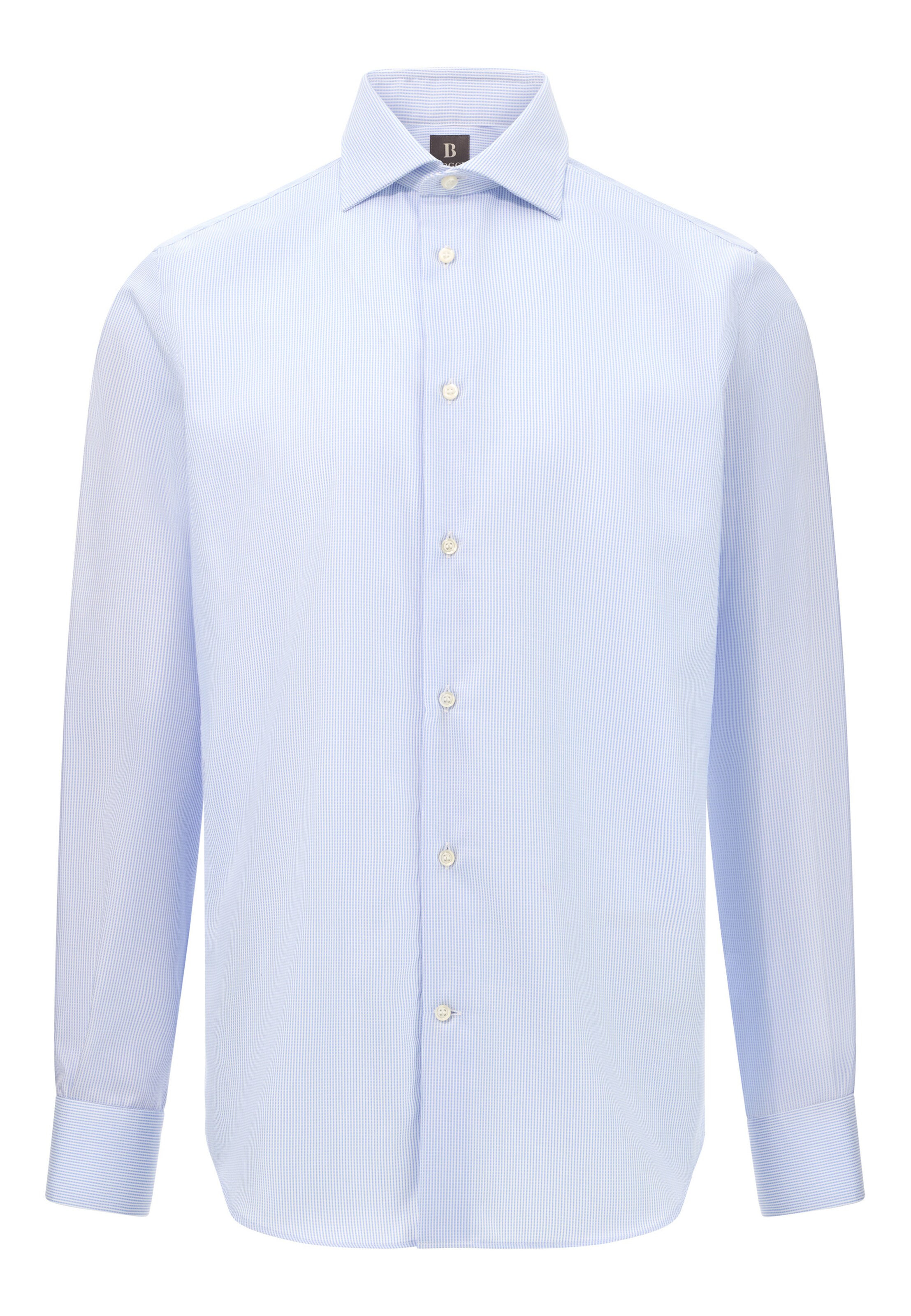 Chemise Boggi Milano en bleu : devant