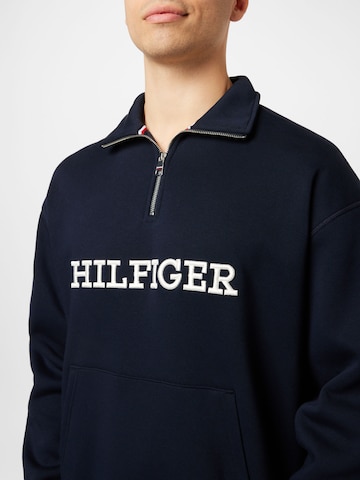 Felpa di TOMMY HILFIGER in blu