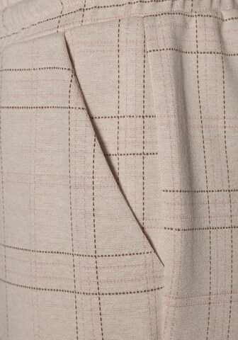 VIVANCE Tapered Bügelfaltenhose in Beige