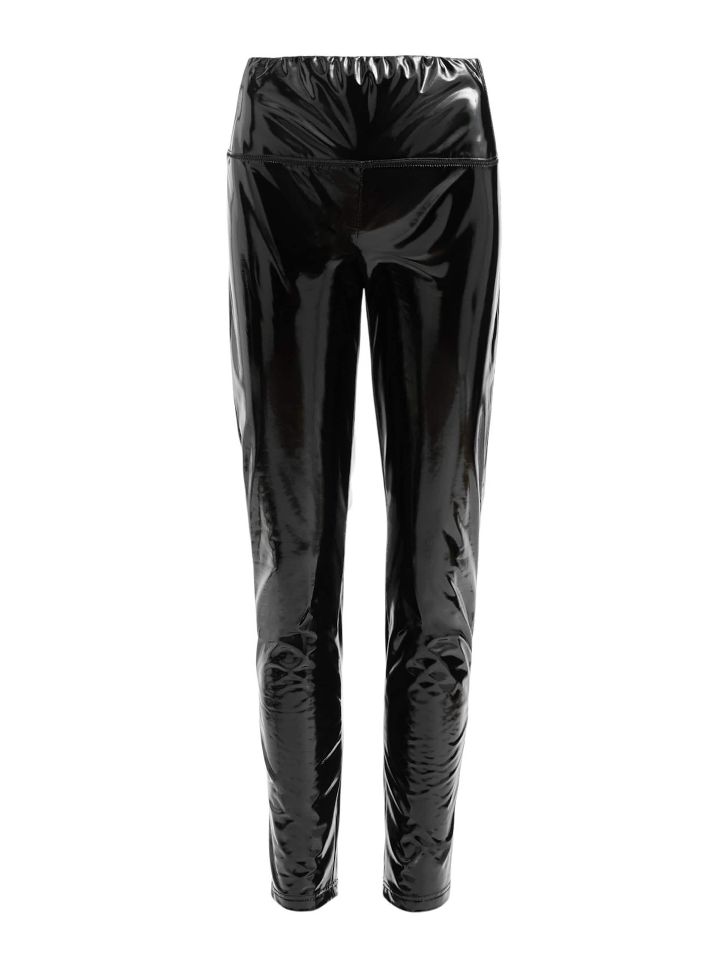 Skinny Leggings de la AllSaints pe negru: față