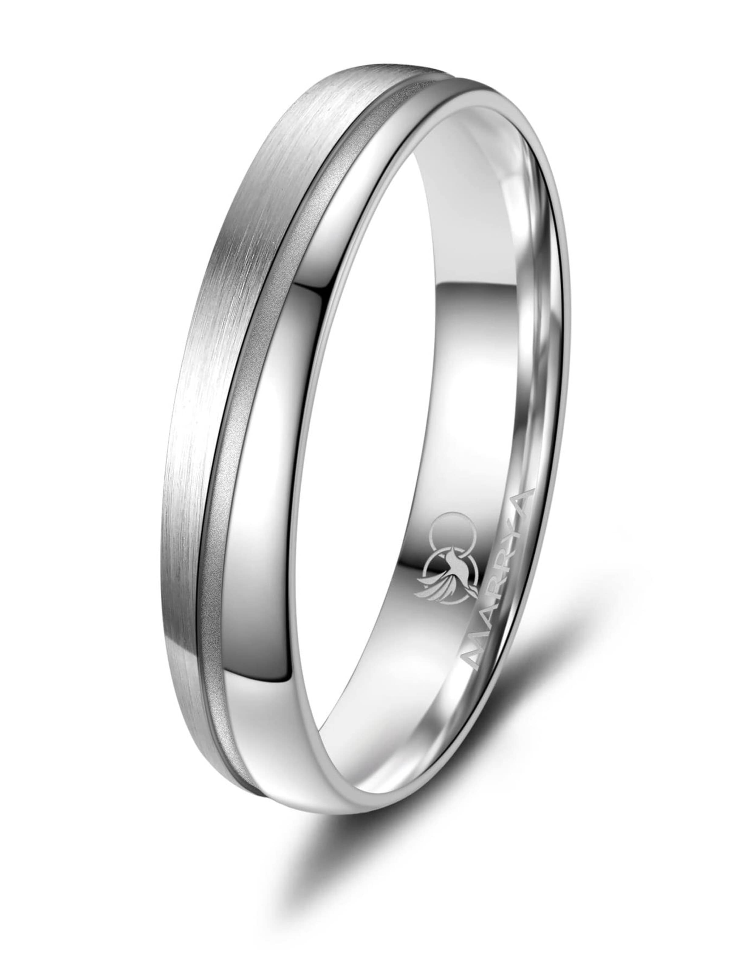 MARRYA Ring 'MARRYA SI-11 Ehering aus Silber' in Silver: front