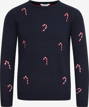 Oxmo Pullover 'OXChristel' in Blau: Vorderseite